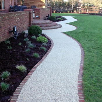  Resin Bound Permeable pathways, natural aggregate